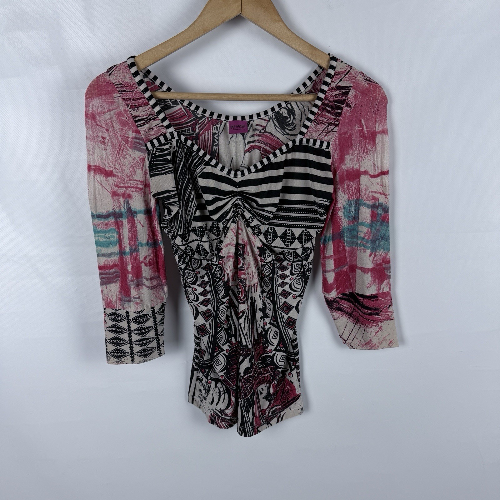 Save The Queen Blouse Sz S