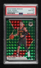 2019-20 Panini Mosaic Green Prizm Trae Young #182 PSA 10 GEM MT 0p1e