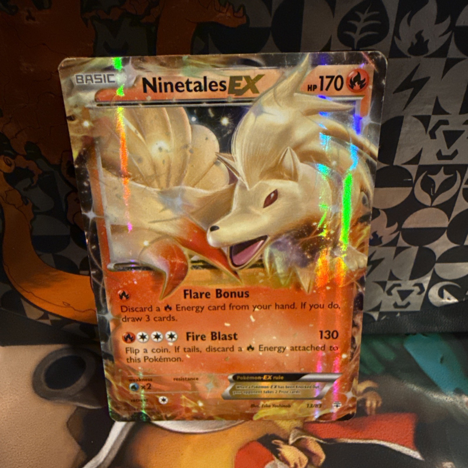 Pokemon Card - Ninetales EX Generations 13/83 Ultra Rare XY Holo