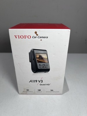VIOFO Dash Cam A119 V3 2K 2560x1440P Quad HD + 128GB Samsung SD Card. New