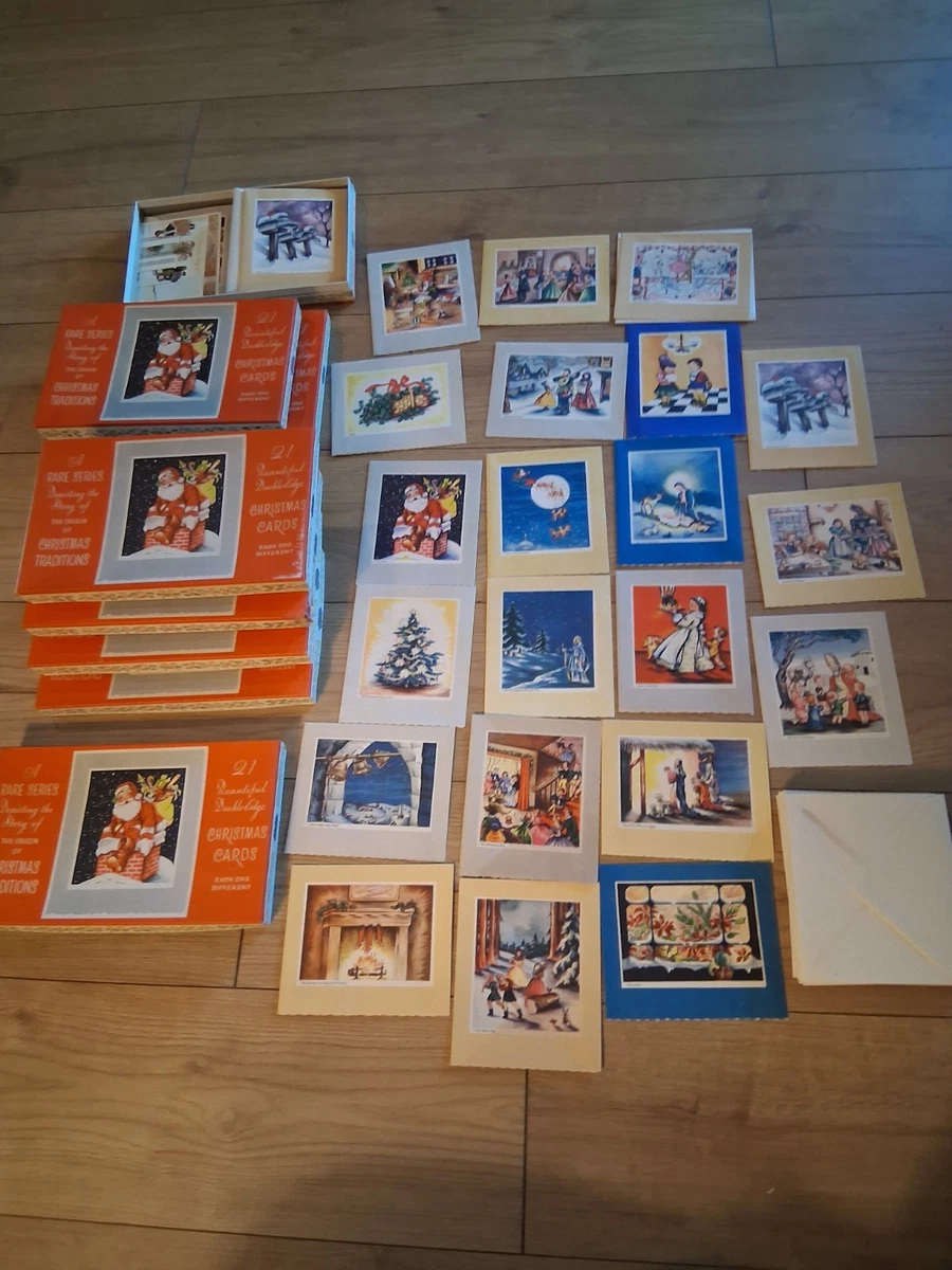 ⭐︎希少 50s USA未使用品 クリスマスカードセット ヴィンテージ Christmas Collectible Holiday & Seasonal Cards & Postcards 1950