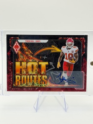 2021 Panini Phoenix - Hot Routes Tyreek Hill #HR-12 Red /25
