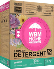 Laundry Detergent Pods, Spring Fragrance Scent, 128 Count - HE Concentrated Laun