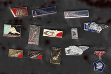 Lot of 13 USSR & RF  space lapel pins/Badges cosmos_VOSHOD