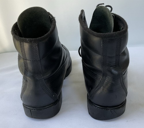 Timberland Black Leather Lace Up Work Boots Size 9 - Picture 5 of 7