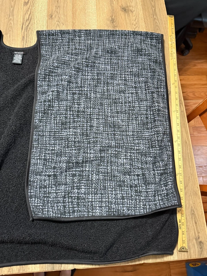 IKE BEHAR Shawl, Women's One Size Tall, Grey Black, Sleeveless - Image 4 of 4