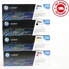Genuine HP 304A Toner Set Black Cyan Magenta Yellow CC530A-CC533A LaserJet