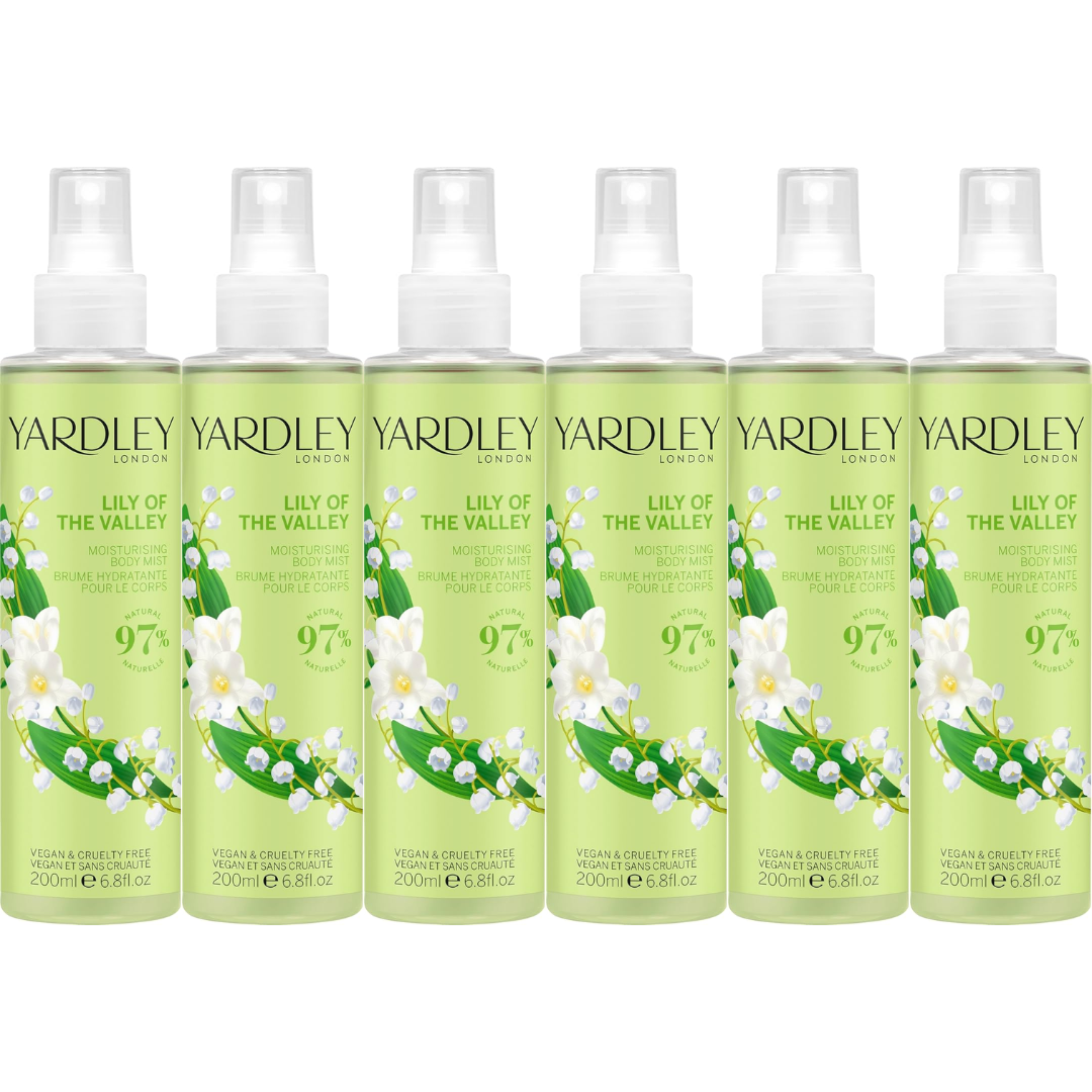 3 x Yardley Lily of the Valley Moisturising Body Mist 200ml - Image 16