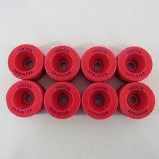 Labeda Sprinter Pink Set of 8 Vintage Quad Speed Roller Skate Wheels