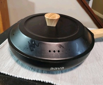 aava 11'' Skillet With Lid Wooden Handle