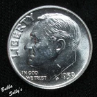 1959-P Roosevelt Dime — photo from another recent sale