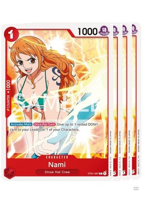 4x Revision Pack Cards C ST01-007 Nami