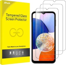 JETech Screen Protector for Samsung Galaxy A14 4G / 5G 6.6-Inch, Transparent 