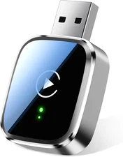 2025 Upgraded Wireless Carplay Adapter, 2 in 1 Duel Carplay & Android Auto Black