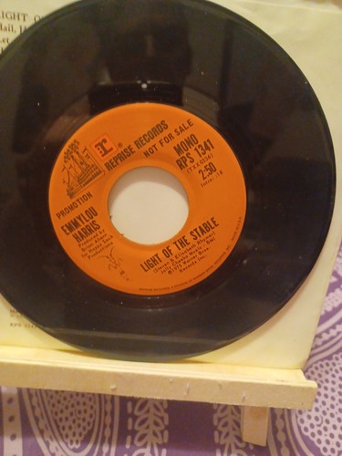 EMMYLOU HARRIS / DOLLY PARTON PROMO CHRISTMAS 45 PICTURE SLEEVE VG+ - Picture 5 of 5