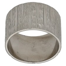 Solid Platinum Patterned Mens Ring – Fully Hallmarked - Size N