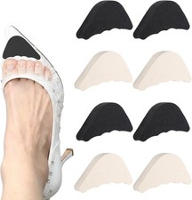 4 Pairs Shoe Filler Inserts, Adjustable Toe Inserts for Shoes, Half Sizes