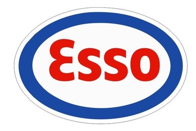 Esso Gasoline Gas Station Sticker Decal R8471