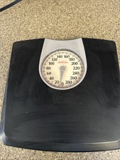 Sunbeam SAB602DQ1-05 Full View Dial Weight Scale Measures Up to 330 lbs Black
