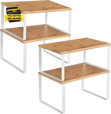 Cabinet Organizer Shelf, Set of 4 Spice Rack, Kitchen Storage ⭐️⭐️⭐️⭐️⭐️