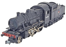 Trix N Gauge BR Black Ivatt 2MT 2-6-0 Steam Loco No. 46400 Tested Runner Unbox