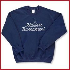 SALE - 2026 Masters Tournament Navy Crew Neck Sweatshirt Golf Pullover Gildan