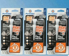 3 Pack Permatex The Right Stuff Type-1 High Temperature Black Gasket Maker 3 oz