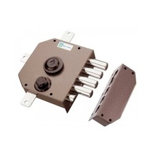 SERRATURA MOTTURA CHIUSURA QUINTUPLICE C/SCROCCO POMPA ESTERNA AP.4M+SCR+5P 650/