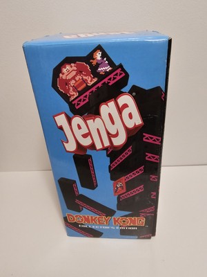 Donkey Kong Jenga 2008 Collector's Edition *Missing Loader, Spinner & 2 Blocks*