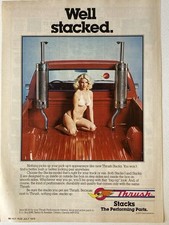1979 Thrush Muffler Stacks Print Ad Well Stacked