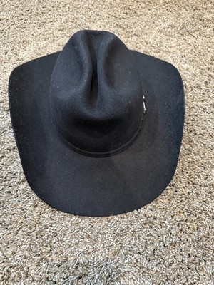 Justin Boots Black Cowboy Hat Justin Spur 6X Black Felt Cowboy Hat | Mercari main image 3