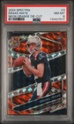 2024 PANINI SPECTRA NEON ORANGE DIE-CUT #3 DRAKE MAYE ROOKIE RC 4/15 PSA 8