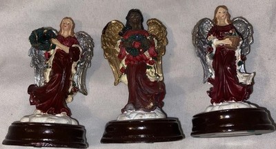 アメリカ購入❣️ヴィンテージクリスマスオーナメント❤️ペンギン サンタ 天使 くま Set Of 3 Christmas Angels | eBay