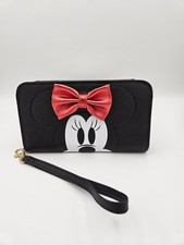 Bioworld Disney Red Bow Minnie Mouse Long Bla...