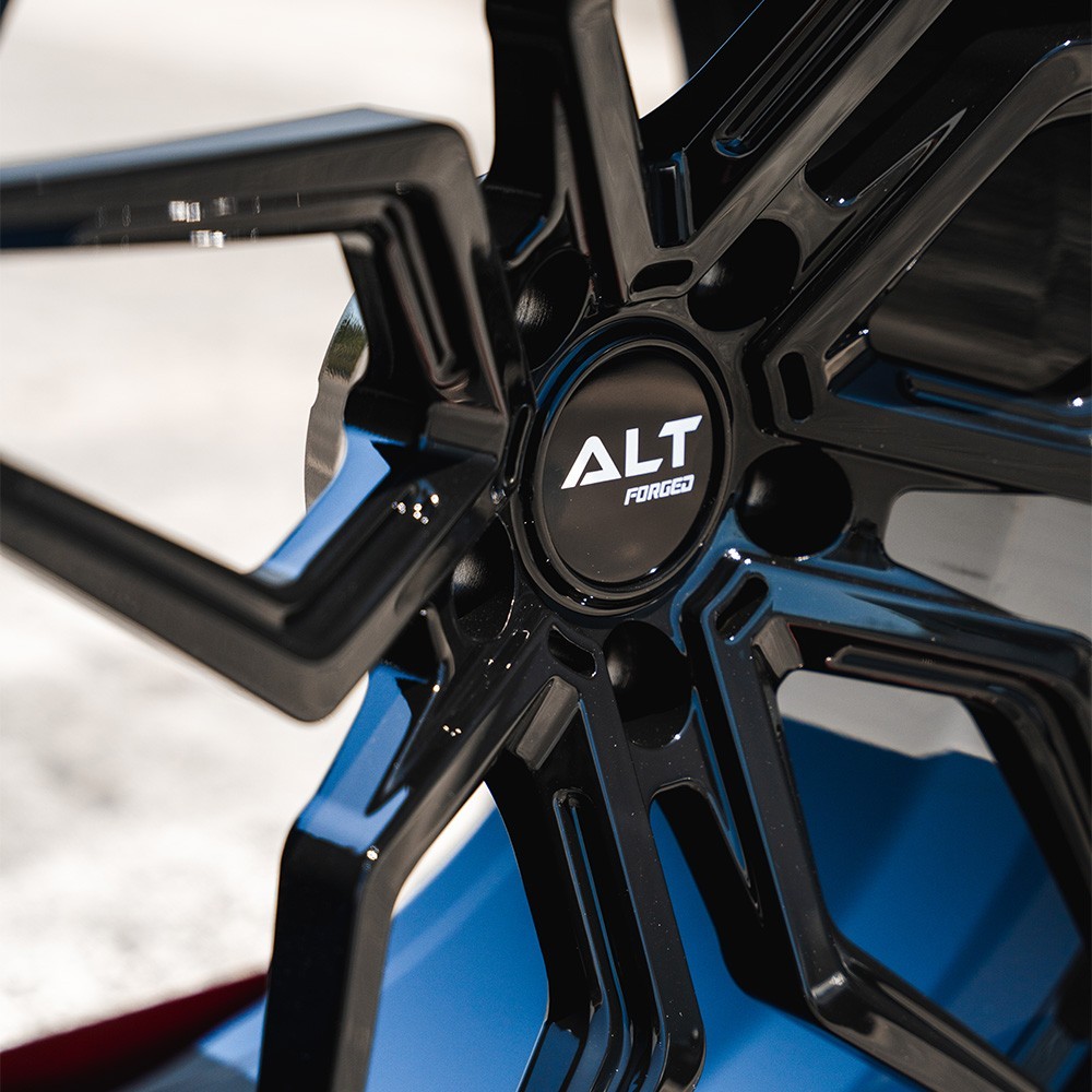 20" ALT Forged ALT5R Wheels in Gloss Black for Audi R8 Gen 1