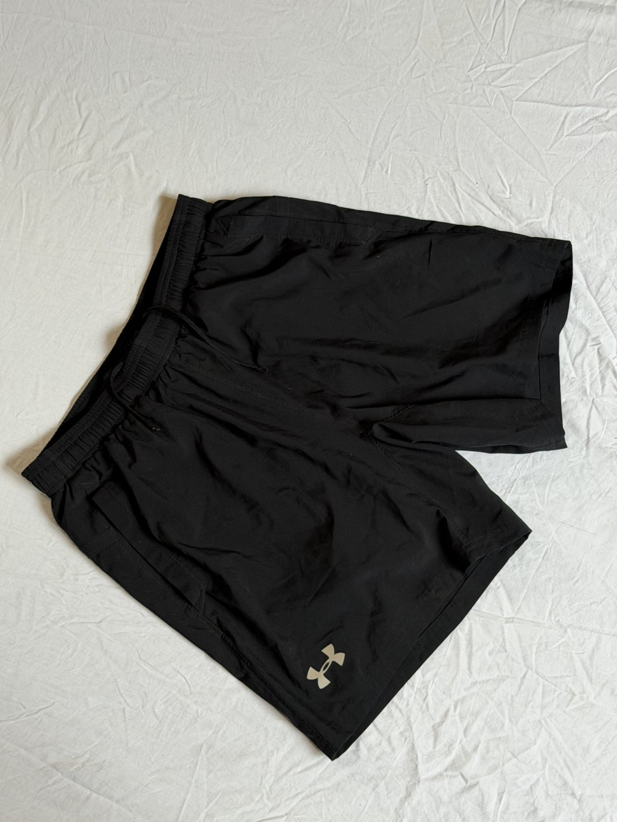 Under Armour - Black Workout Shorts With Mesh Lining - Mens M 3