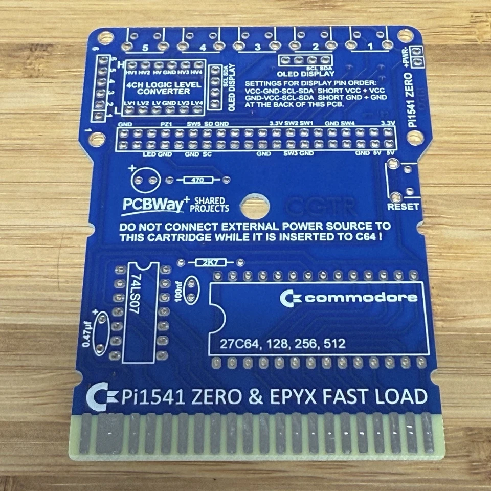 Pi1541 & Epyx Fast Load DIY Kit (NO Pi Zero Included) For Commodore 64 - Image 2 of 3