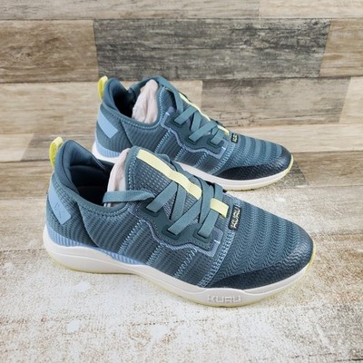 Kuru Stride Move Womens Shoes Sz 7.5 M Blue Haze Lime Sorbet Lace Up Sneakers