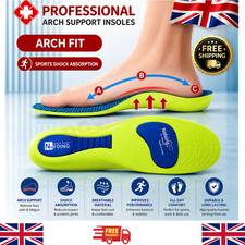Heavy Duty Orthotic Arch Support Insoles, Shock Absorbing Orthopedic insoles New