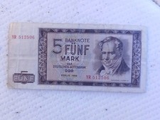 Germany Democratic Republic 5 Mark, P 22, 1964 UNC