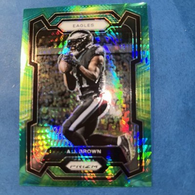 2023 Panini Prizm Hyper Green A.J. Brown Eagles /175