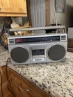 Panasonic RX-4920 Silver Boombox Cassette Tape FM Stereo AM/FM Recorder