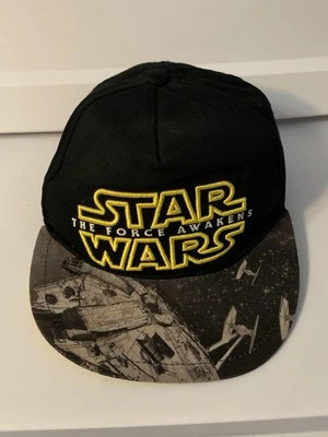 Unisex Adj Snapback Star Wars The Force Awakens Flat Brim Cap Hat - Image 1 of 4