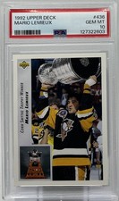 Mario Lemieux PSA 10- 1992 Upper Deck ‘Conn Smythe Trophy Winner’ Penguins