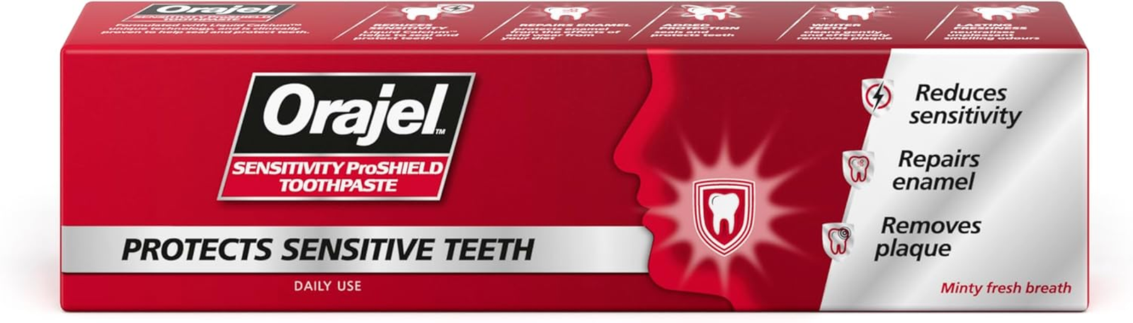 Toothpaste for Sensitive Teeth, Soothes & Protects Gums, Packaging Varies, 75Ml