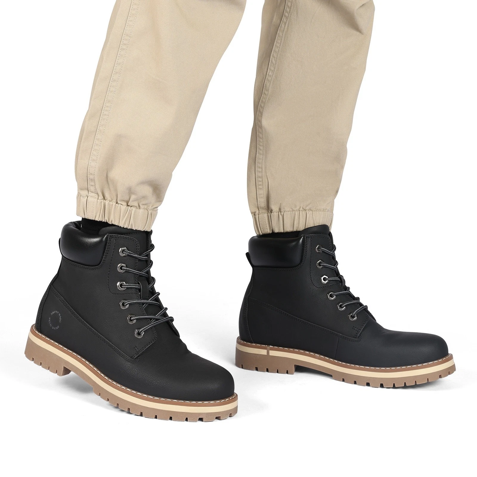 Bruno Marc Men's Classic Winter Fall Casual Boots Warm Cold-Weather Work Sz 9.5