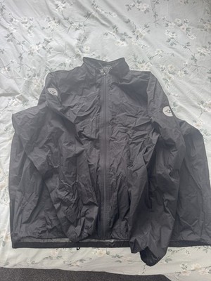 FLAB wasserdichte atmungsaktive Regenjacke MTB oder Rennrad - Herren 3XL schwarz