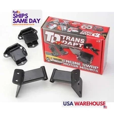 Trans-Dapt 4195, Kit Fits 55-57 Chevy Motor Mount High Performance & Racing Part