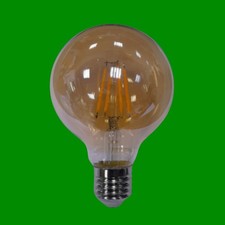 1X 4W LED Filament G80 Vintage Décor Globe Ampoule ES E27 2700K Lampe