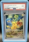 PALDEA EVOLVED ETB POKEMON CENTER STAMPED PIKACHU SVP 027 PSA 9 + Slab Guard